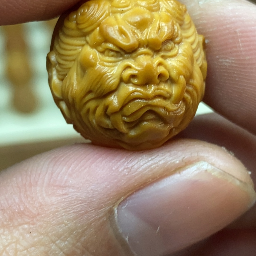 猴头核桃吊坠御龙不动冥王