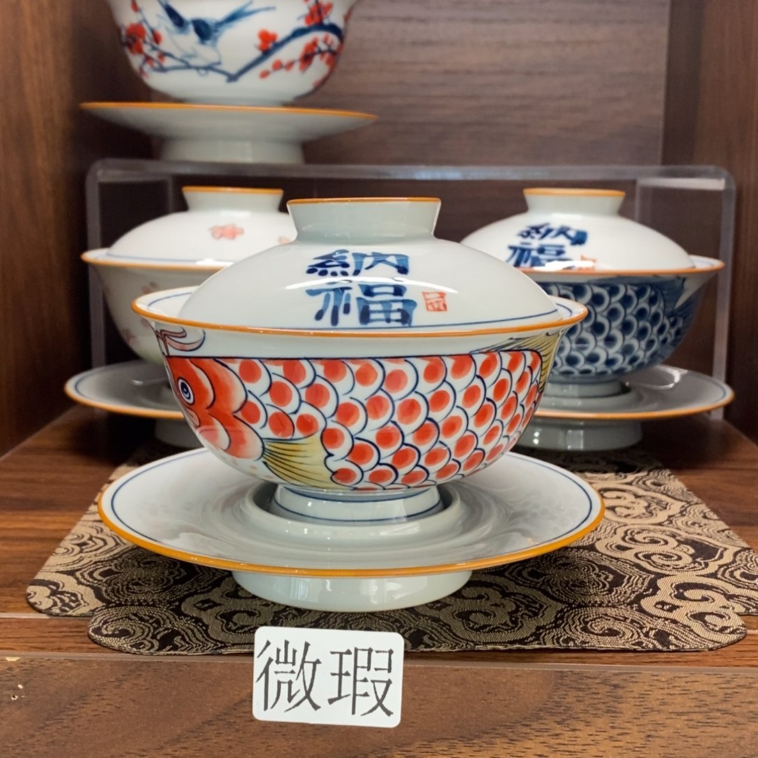 釉下彩手工绘制手工绘制