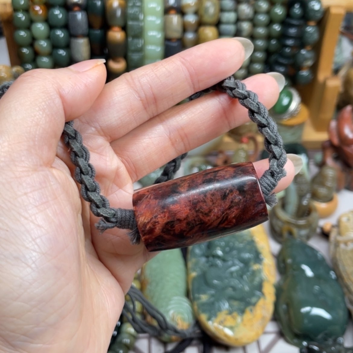 【闪购商品】岫岩河磨玉（透闪石质玉）未镶嵌挂件