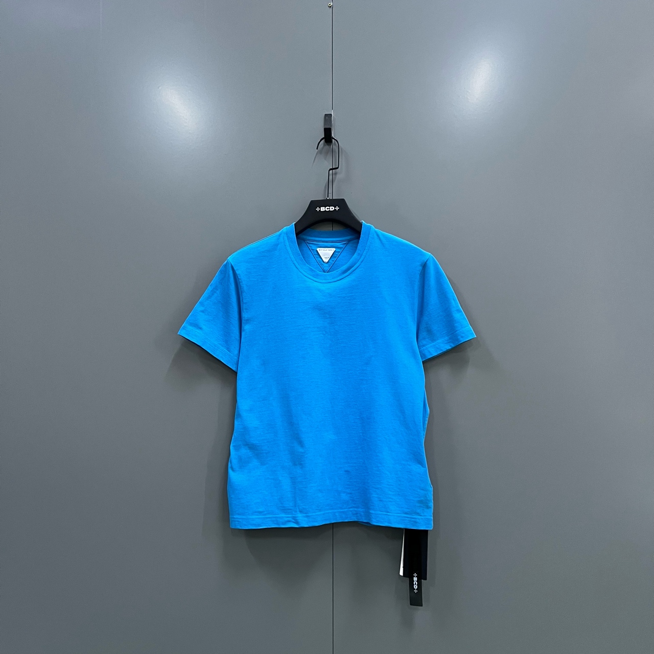 99新 BOTTEGA VENETA/葆蝶家 h91 BV 蓝色短袖 L码 607335