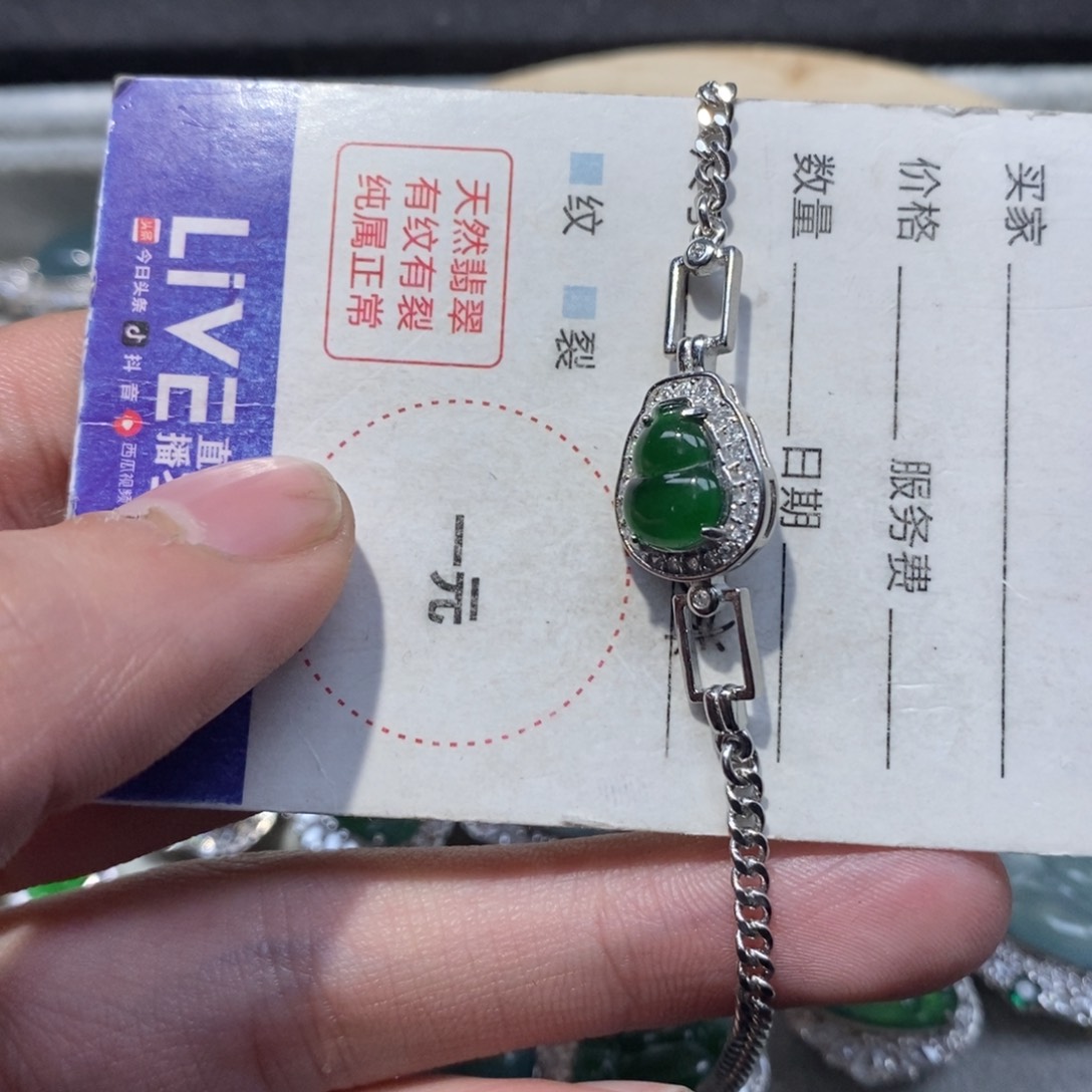翡翠颈饰未镶嵌翡翠