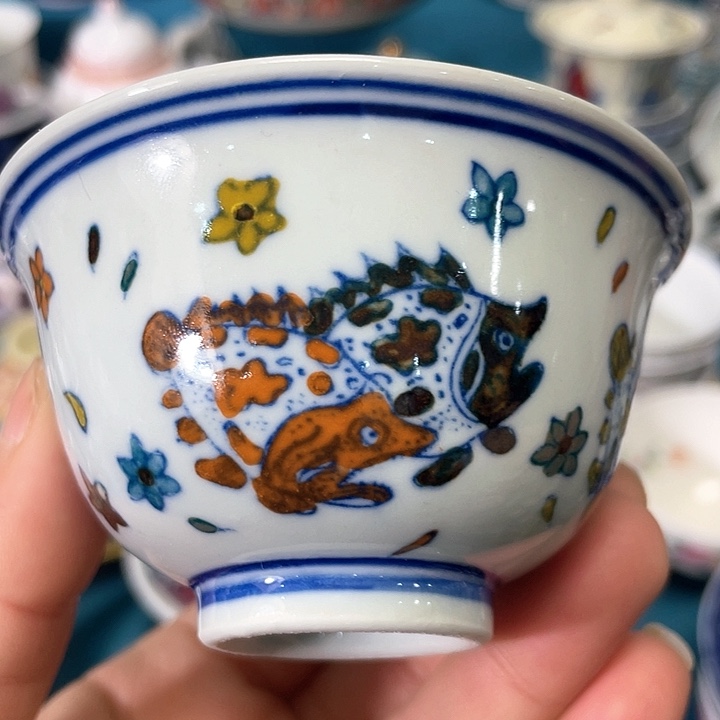 景德镇陶瓷主人杯12344