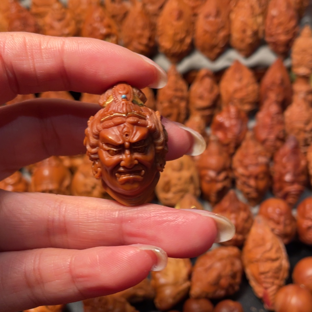 【闪购商品】手串/手链橄榄核三面金刚夜叉明王