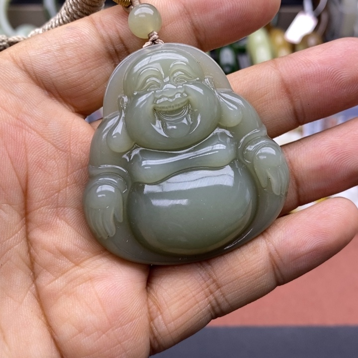 伴****和田玉未镶嵌吊坠(不含链)