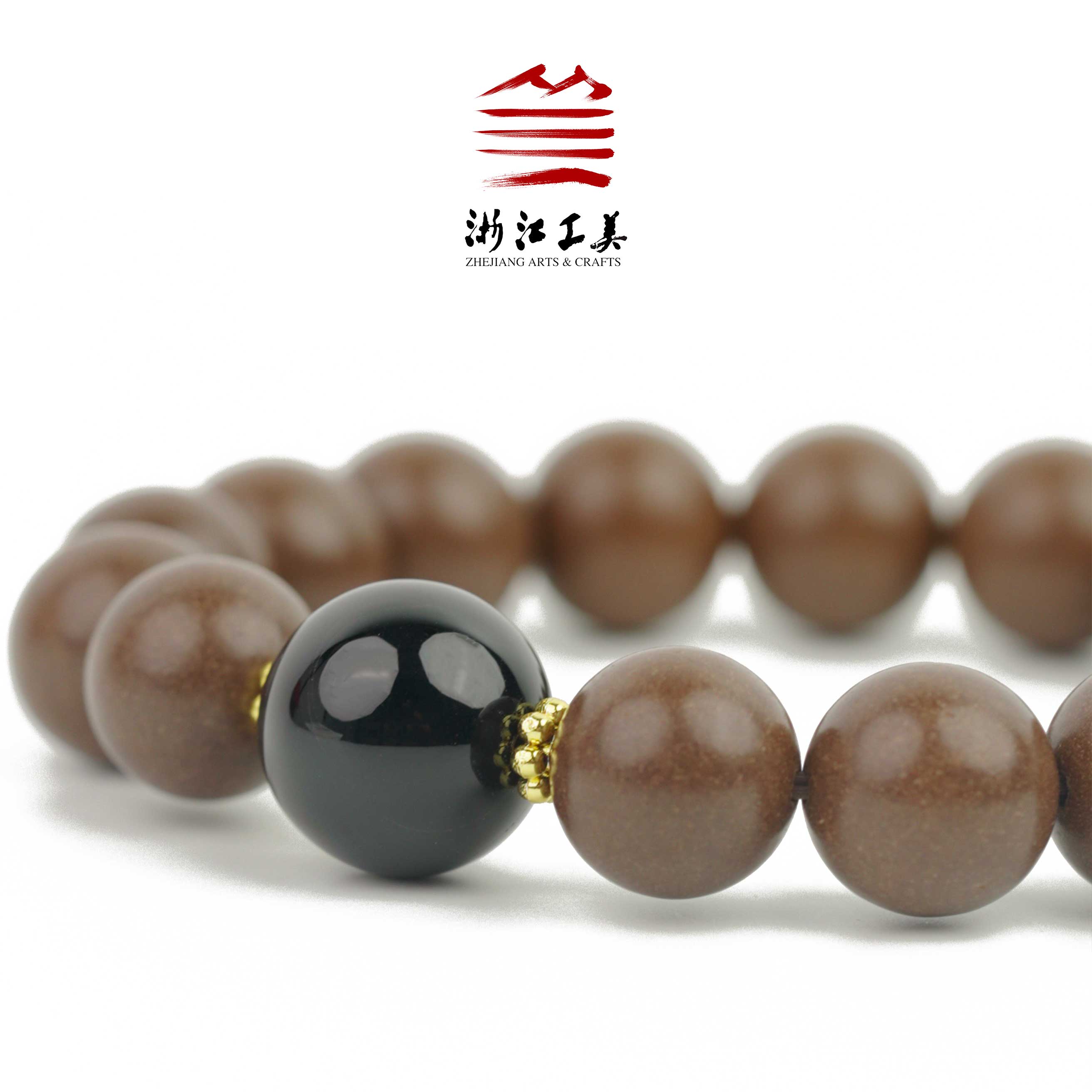 浙工美【龙井衔月】12mm单圈 古法合香珠  七夕节专属设计款
