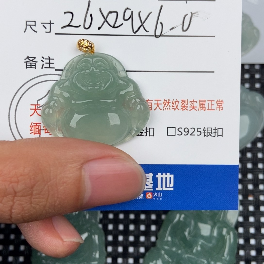 翡翠颈饰未镶嵌吊坠
