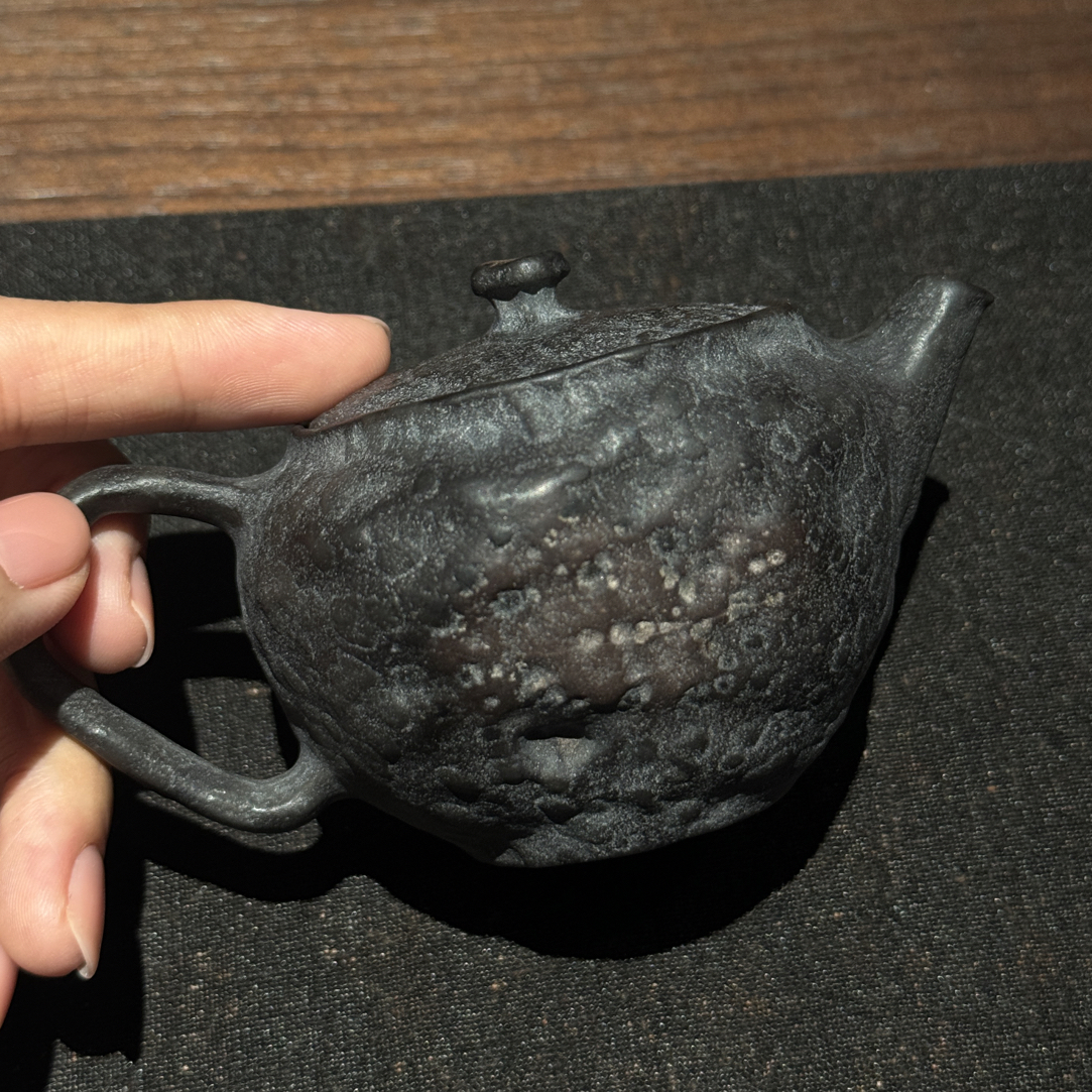 复古手工天然冰碛岩家用养生泡茶单壶日式