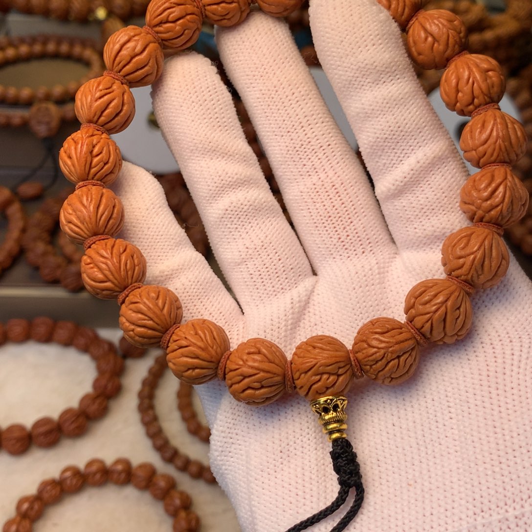 手串桃核秦岭龙纹