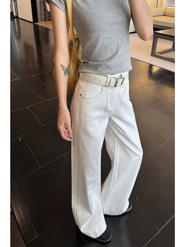 新款小个子长裤阔腿裤显瘦百搭