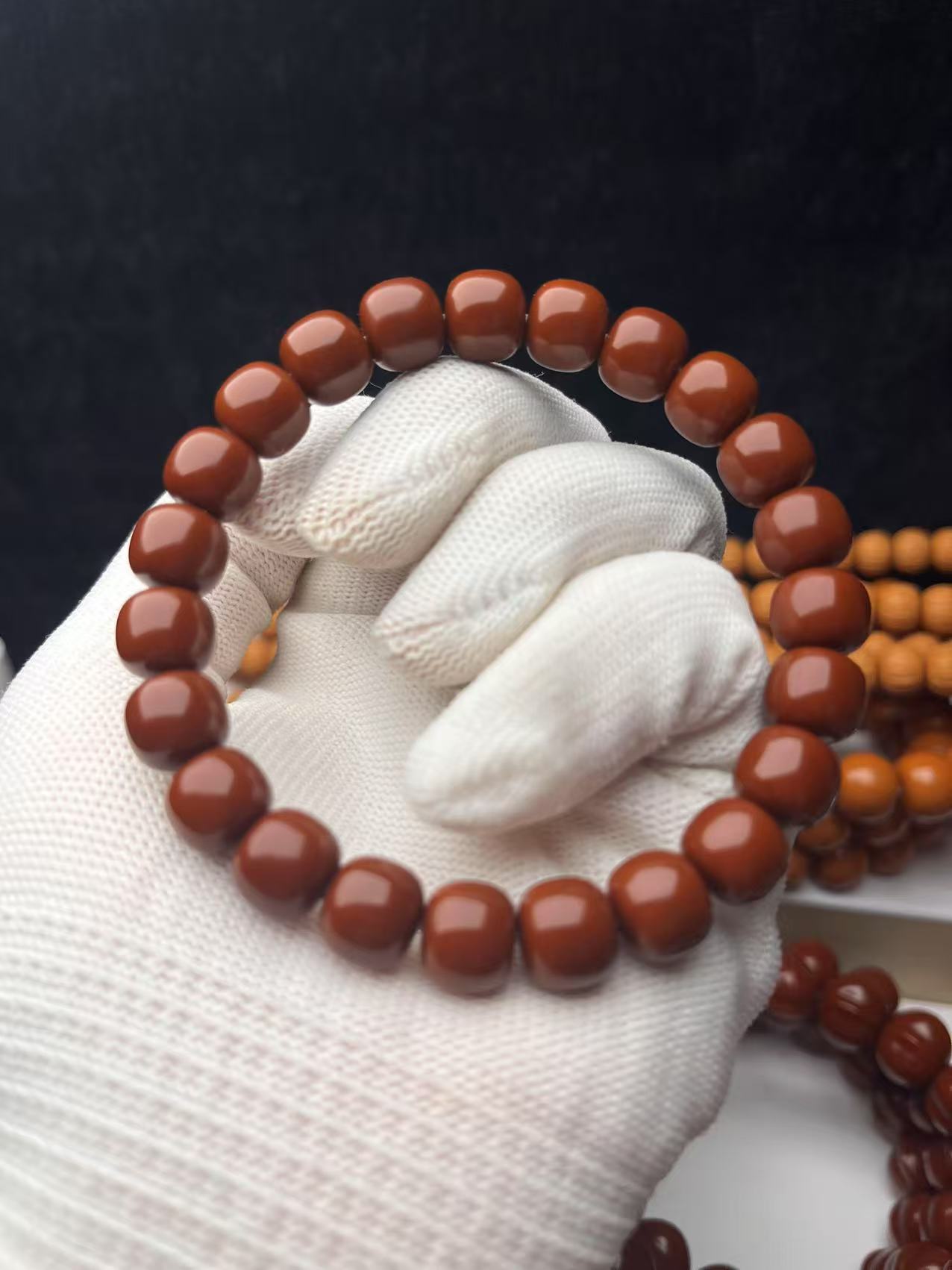 猴头小老型玉化牛津红毕业季精品手串