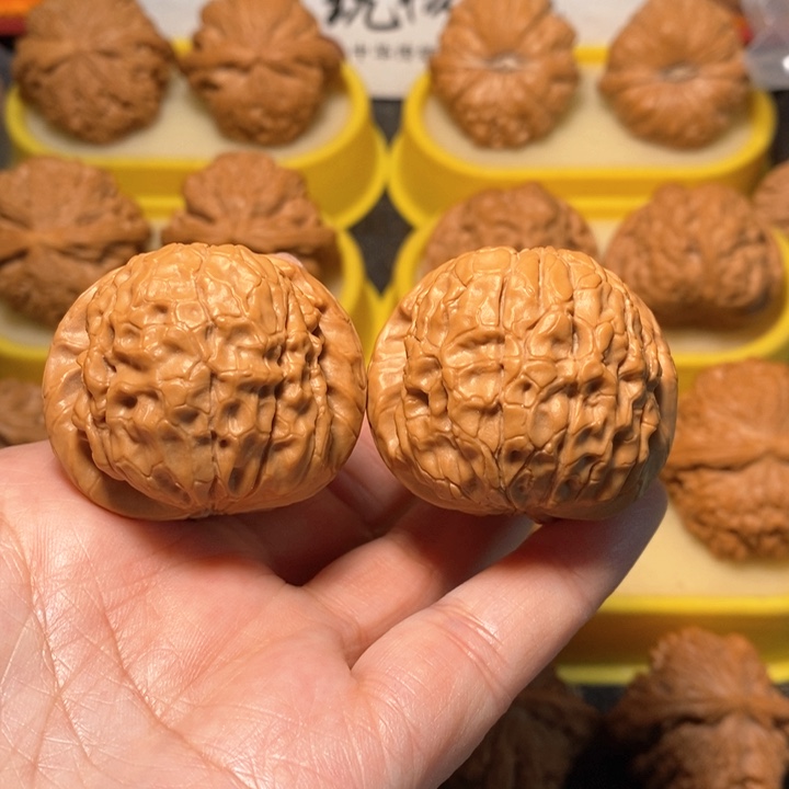 文玩核桃把件甲骨文 40 39