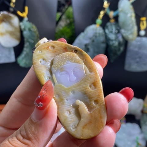 【闪购商品】颈饰未镶嵌翡翠悟道