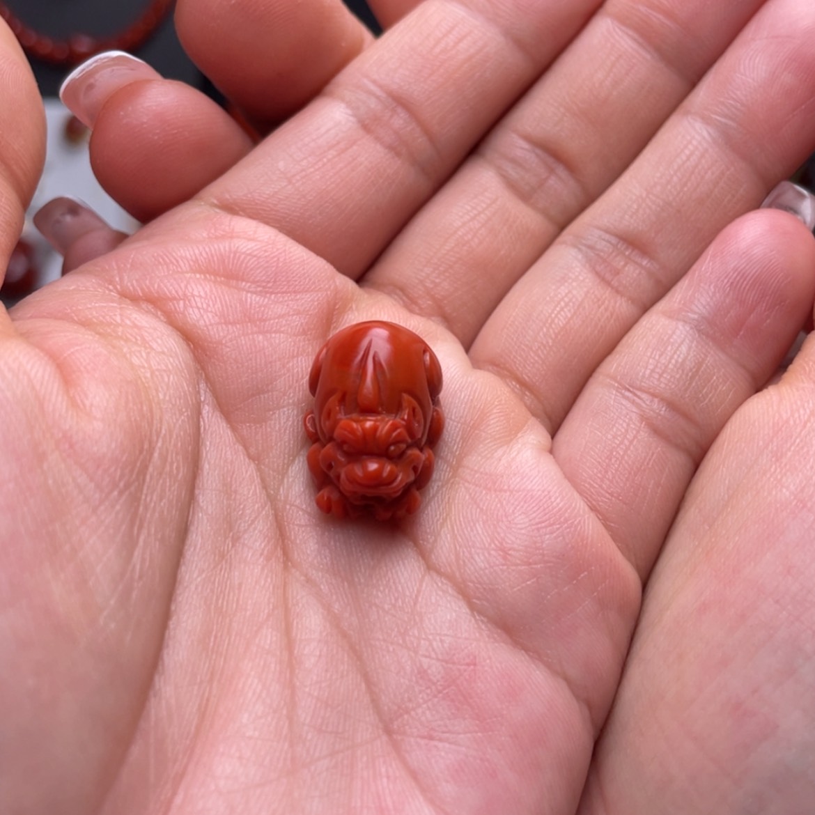 【闪购商品】南红玛瑙貔貅未镶嵌柒*