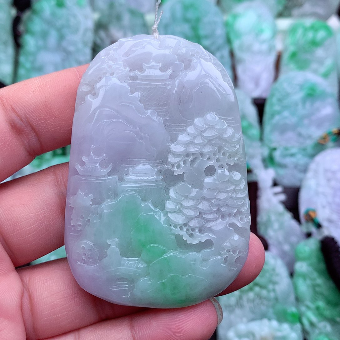 翡翠吊坠(不含链)未镶嵌