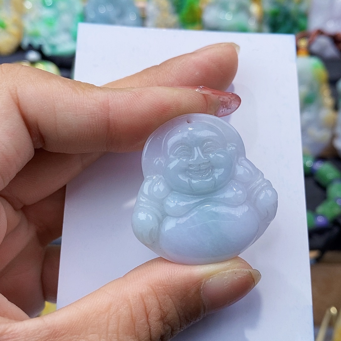 翡翠未镶嵌颈饰翡翠A货一物一证