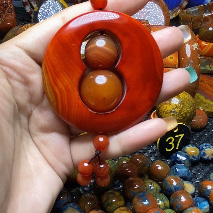 小***志玛瑙/玉髓未镶嵌手链