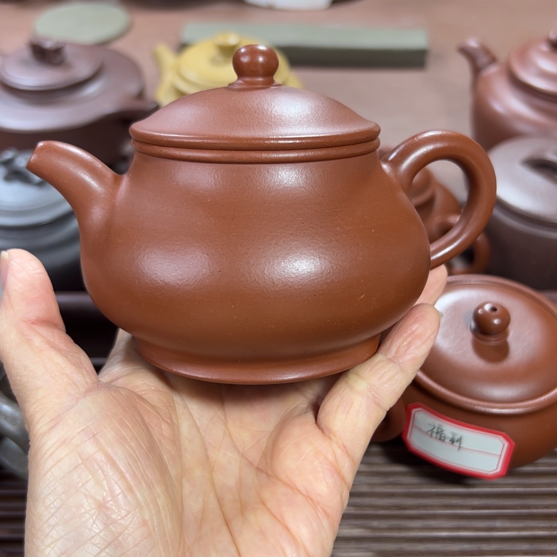 红泥茶壶红泥 潘壶 240cc