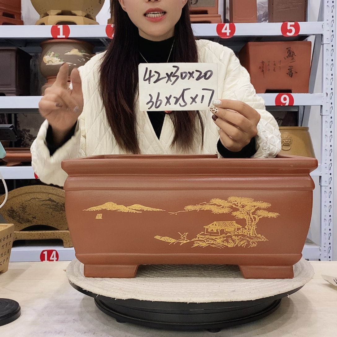 紫砂花盆紫砂花盆