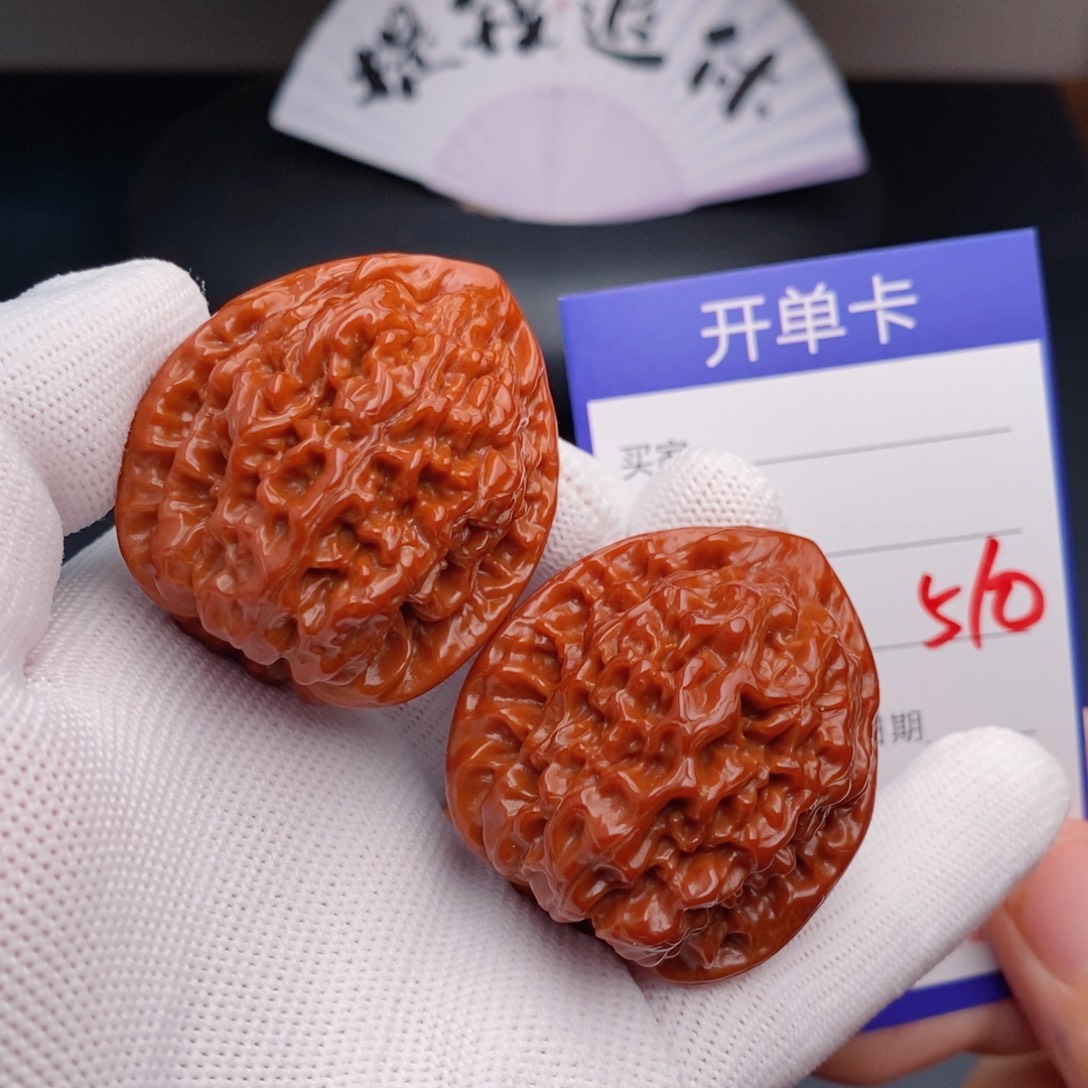 把件文玩核桃39官帽510