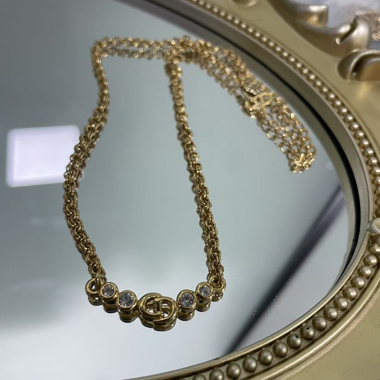 95新 DIOR/迪奥 乱乱子中古/项链/91831