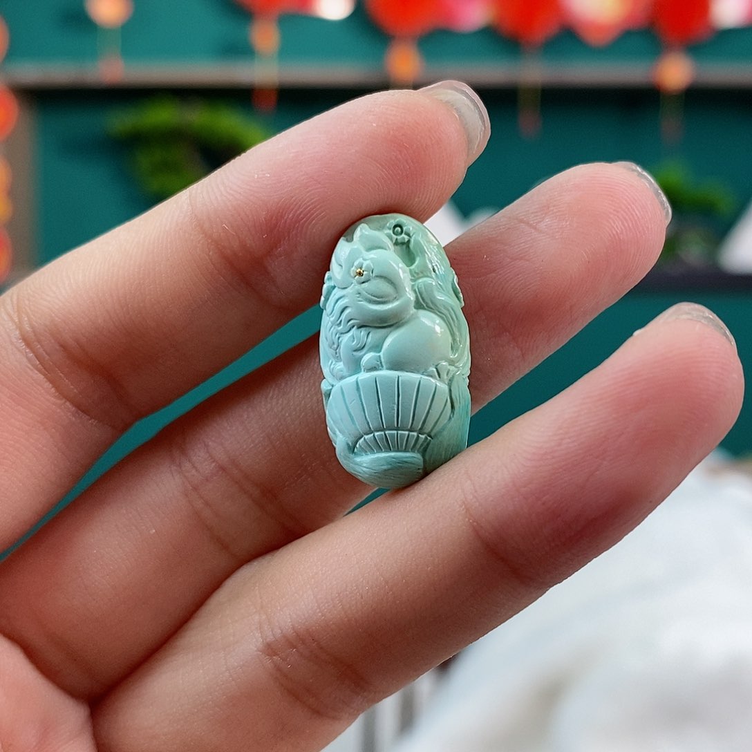 绿松石珠宝奇石未镶嵌