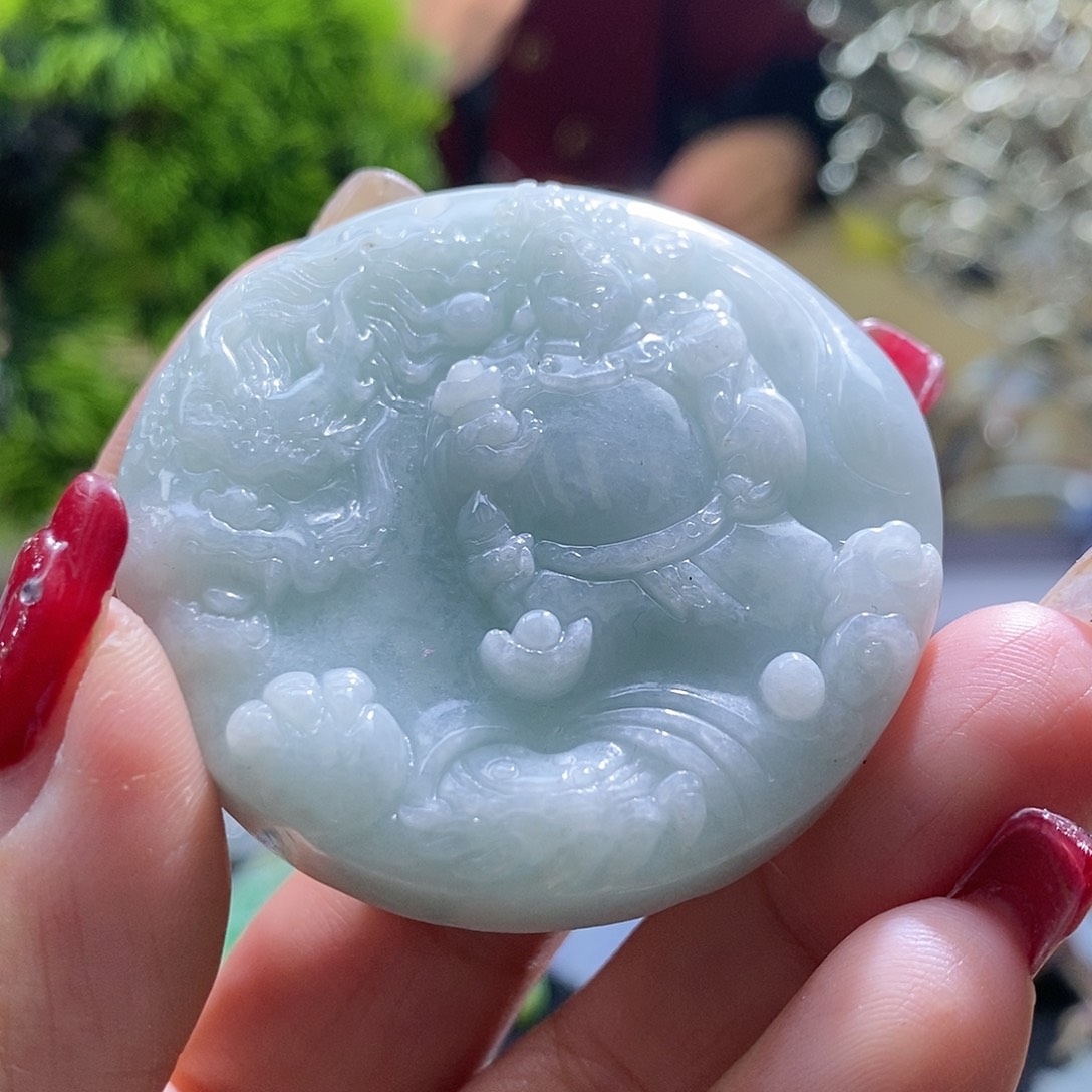 【闪购商品】翡翠颈饰未镶嵌财神