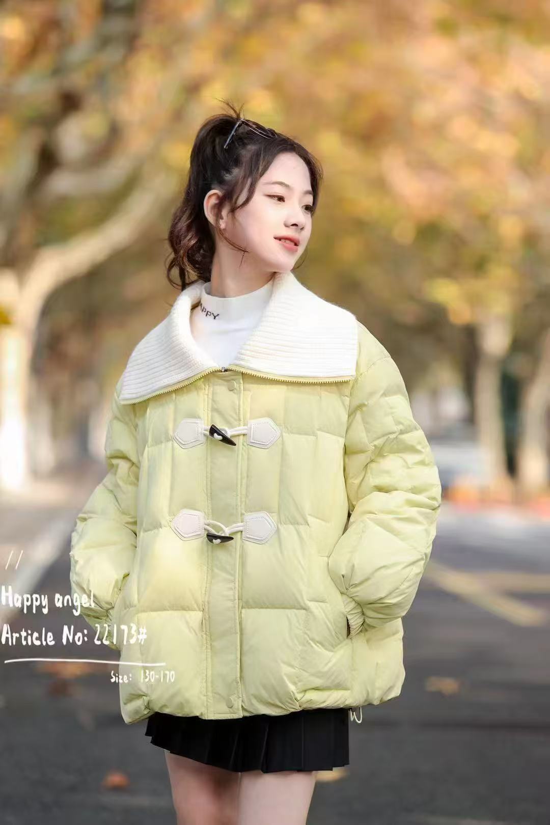 【801-1000】女童外套组合呢子派克皮草2件领标不准介意勿拍