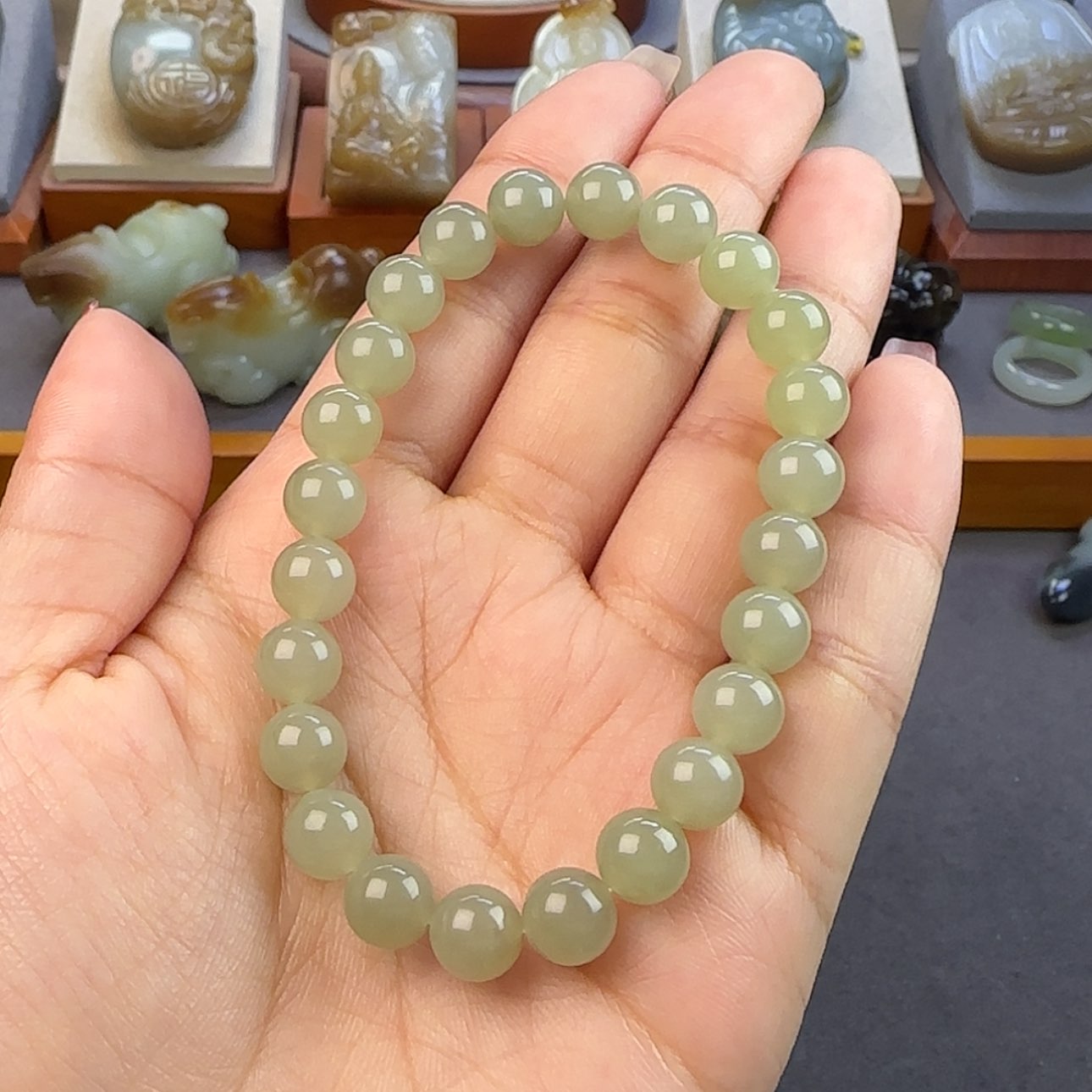 【闪购商品】和田玉手串未镶嵌