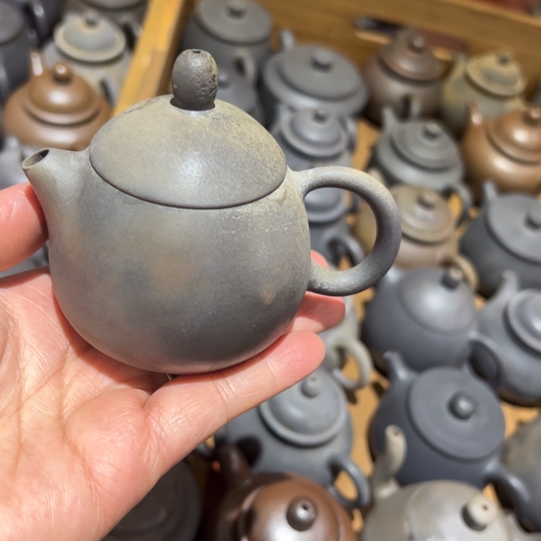 贵台龙窑柴烧茶壶105