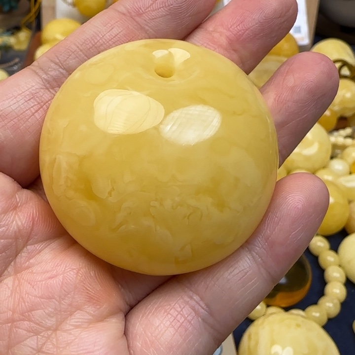 蜜蜡未镶嵌颈饰天然蜜蜡