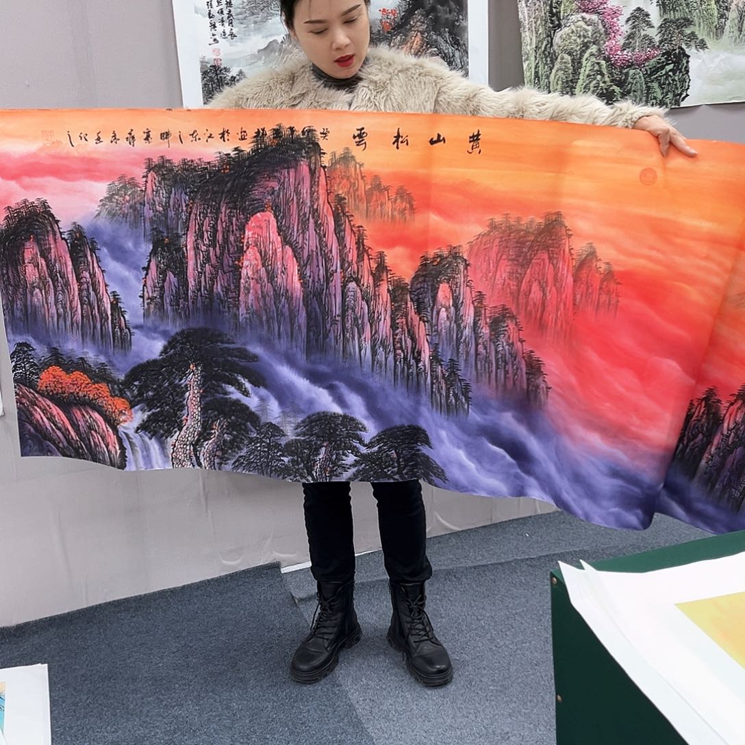 国画宣纸国画纯手绘作品