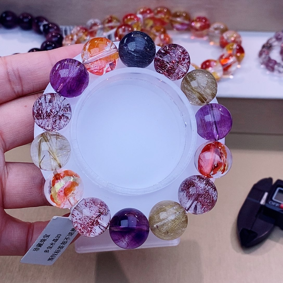 未镶嵌手链水晶多寶水晶15+m