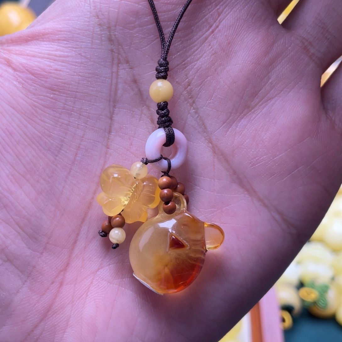 琥珀未镶嵌裸石蜜蜡