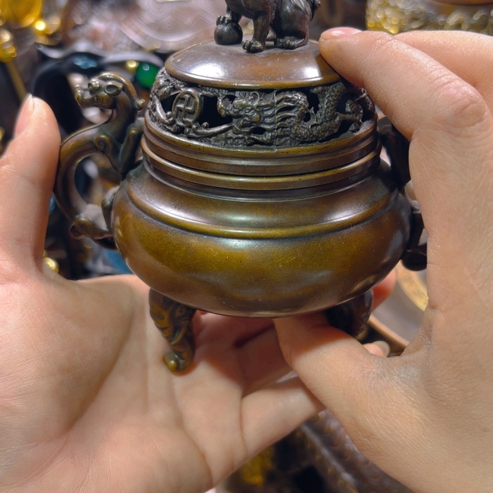 铜器摆件收收藏藏