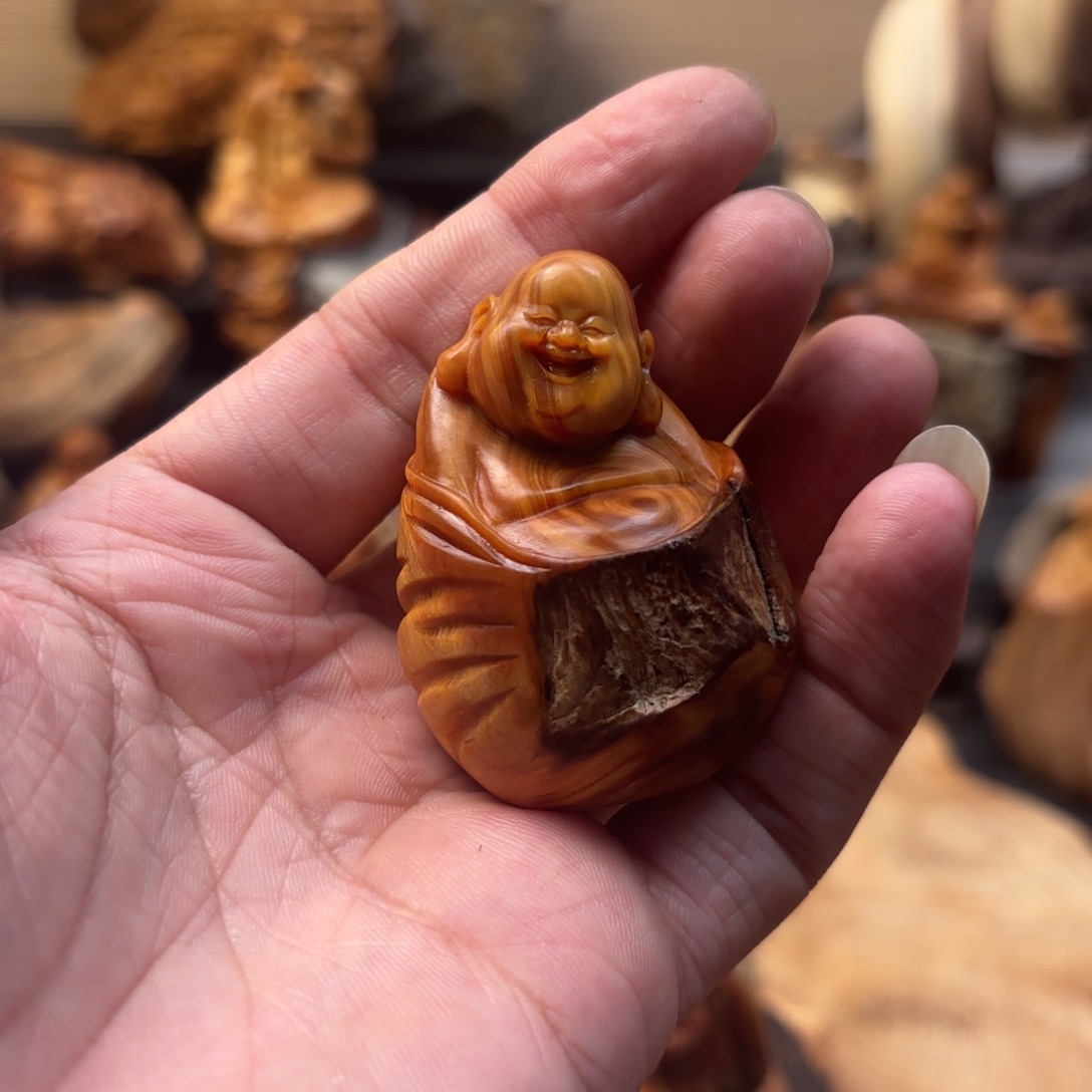 虎***皮柏木太行崖柏手工雕刻