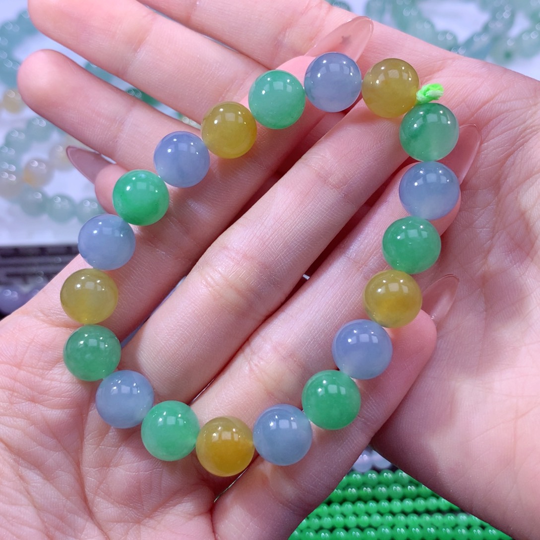 未镶嵌手链翡翠翡翠