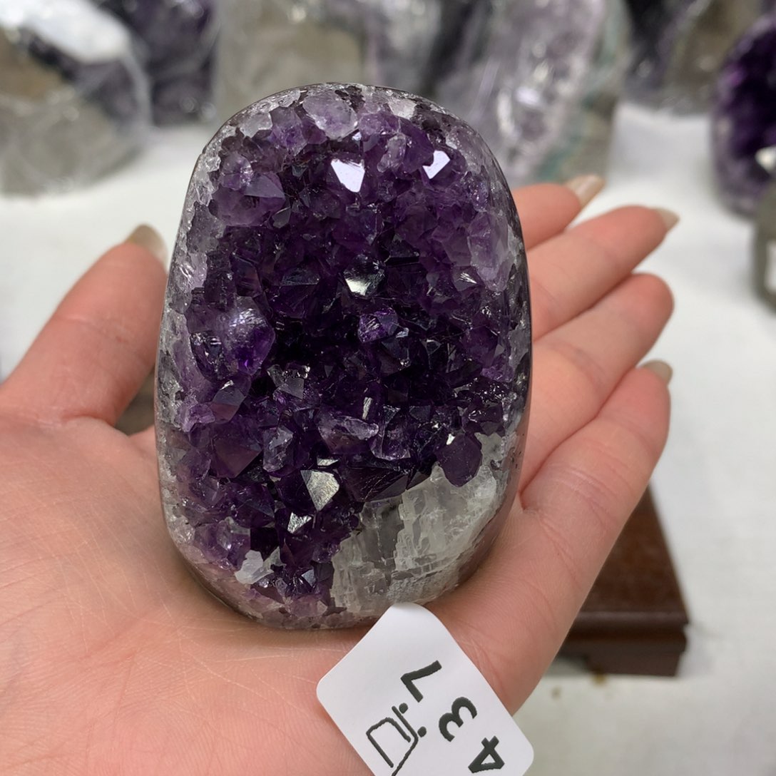 紫晶摆件未镶嵌水晶