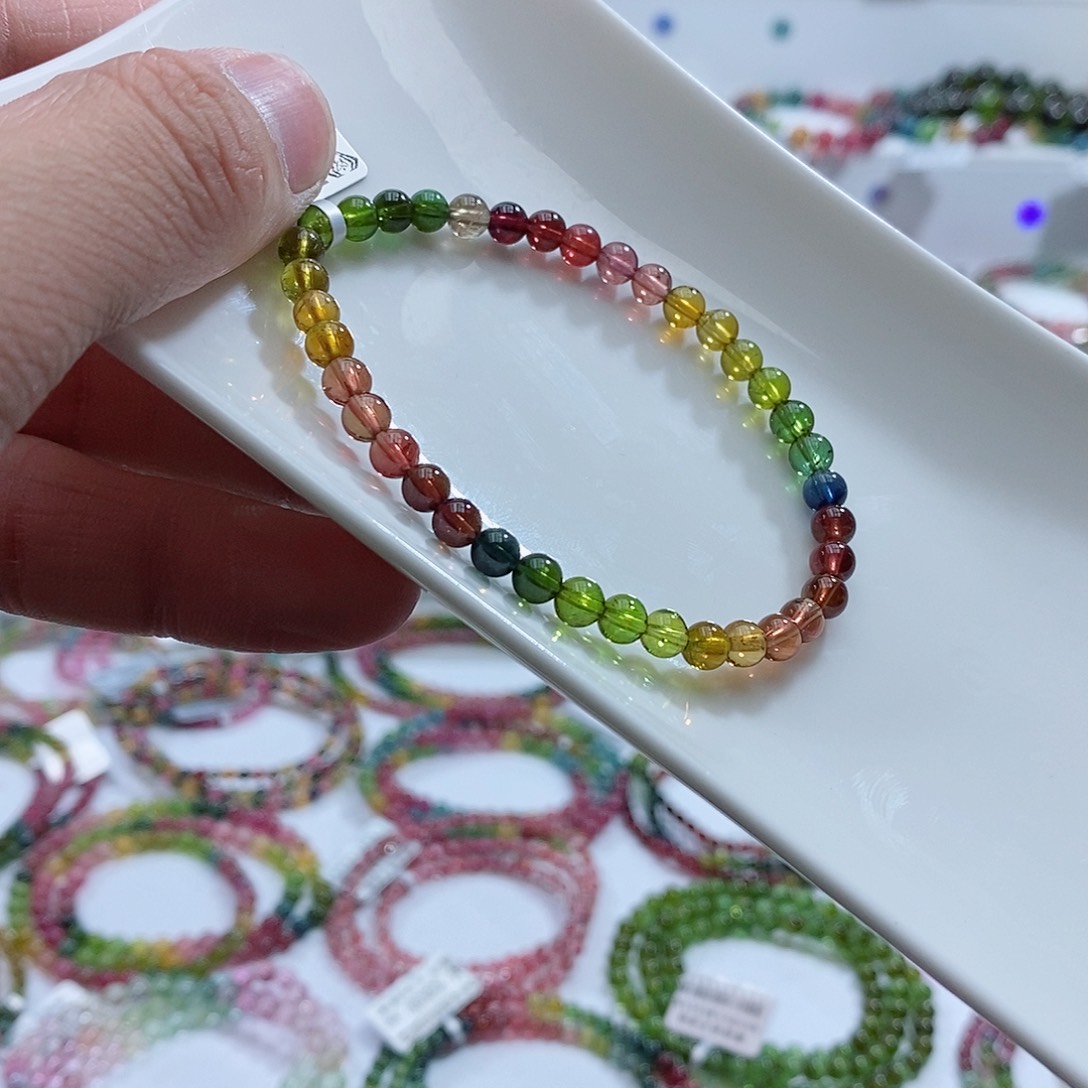 碧玺手链未镶嵌手链