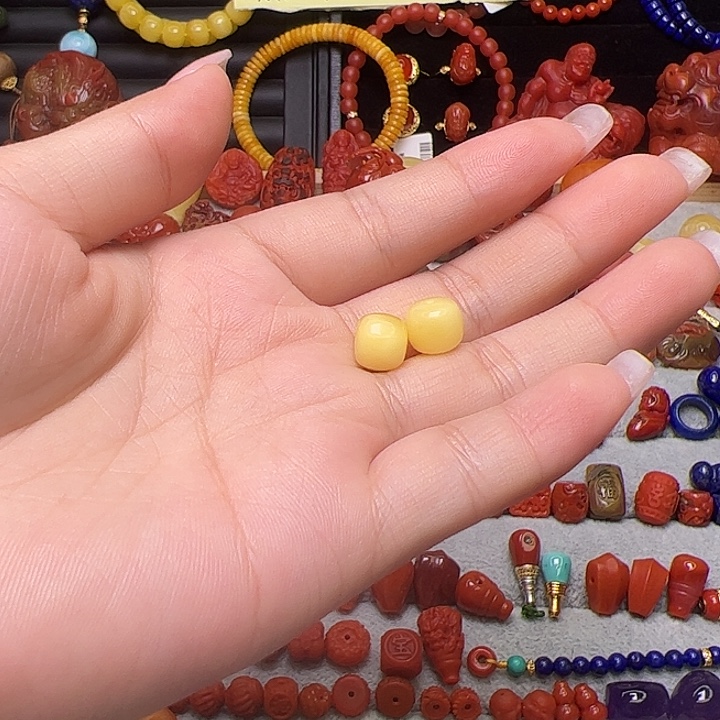 幸***️蜜蜡未镶嵌裸石卡8.5