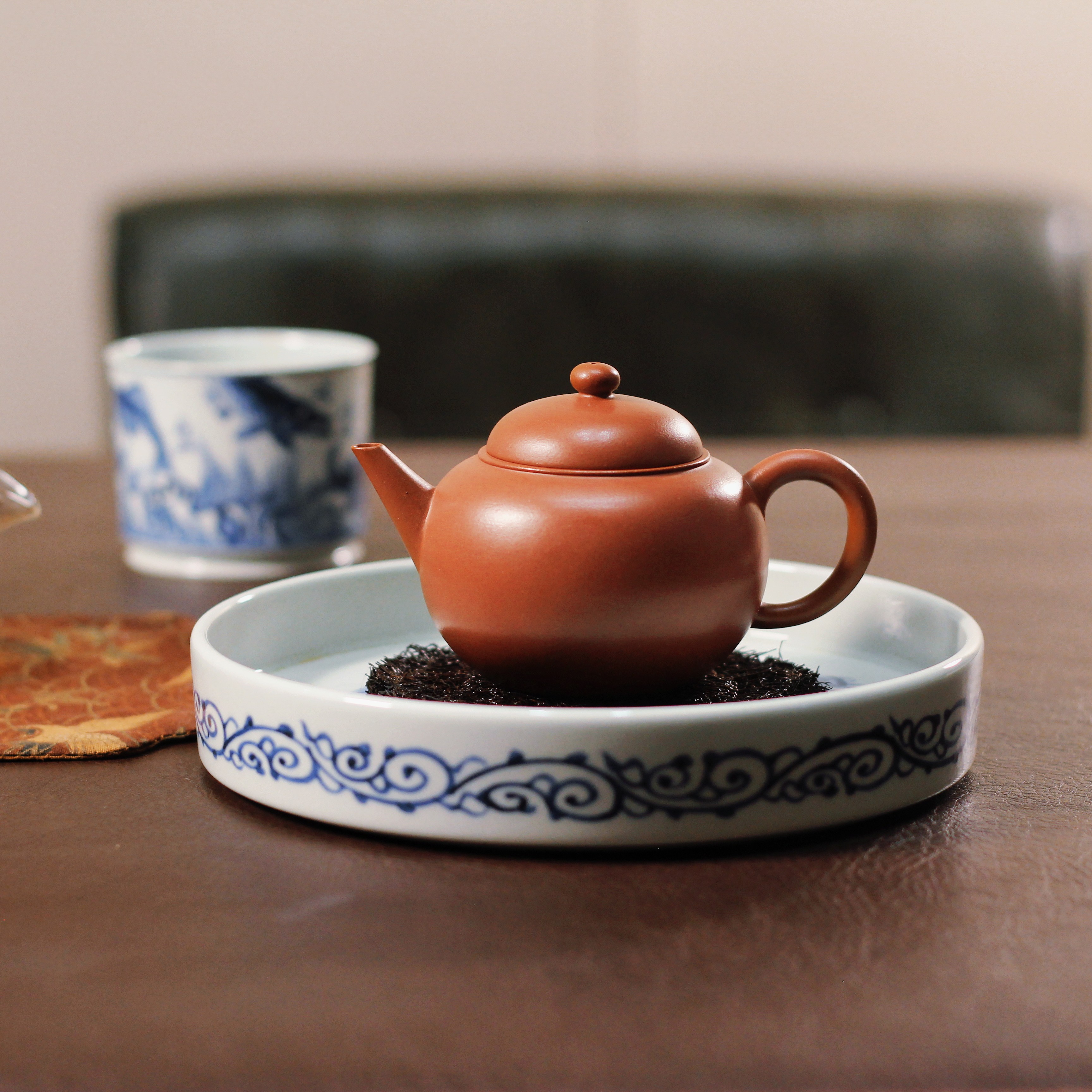 【珍宝水平】壶  童俊杰全手工制作 泥料红清水泥  容量160cc