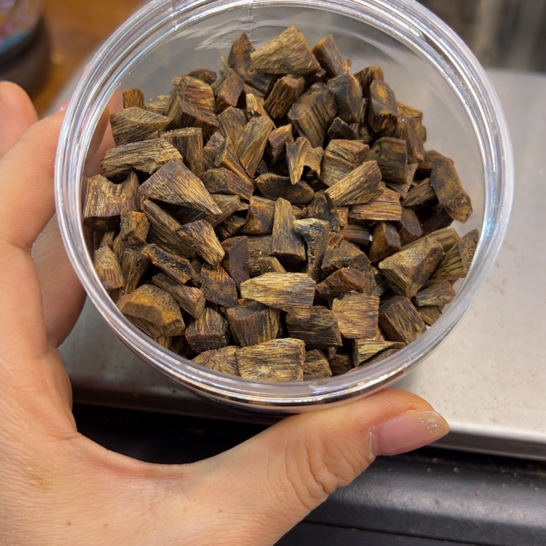 有***说沉香碎屑沉香老白棋米粒83克