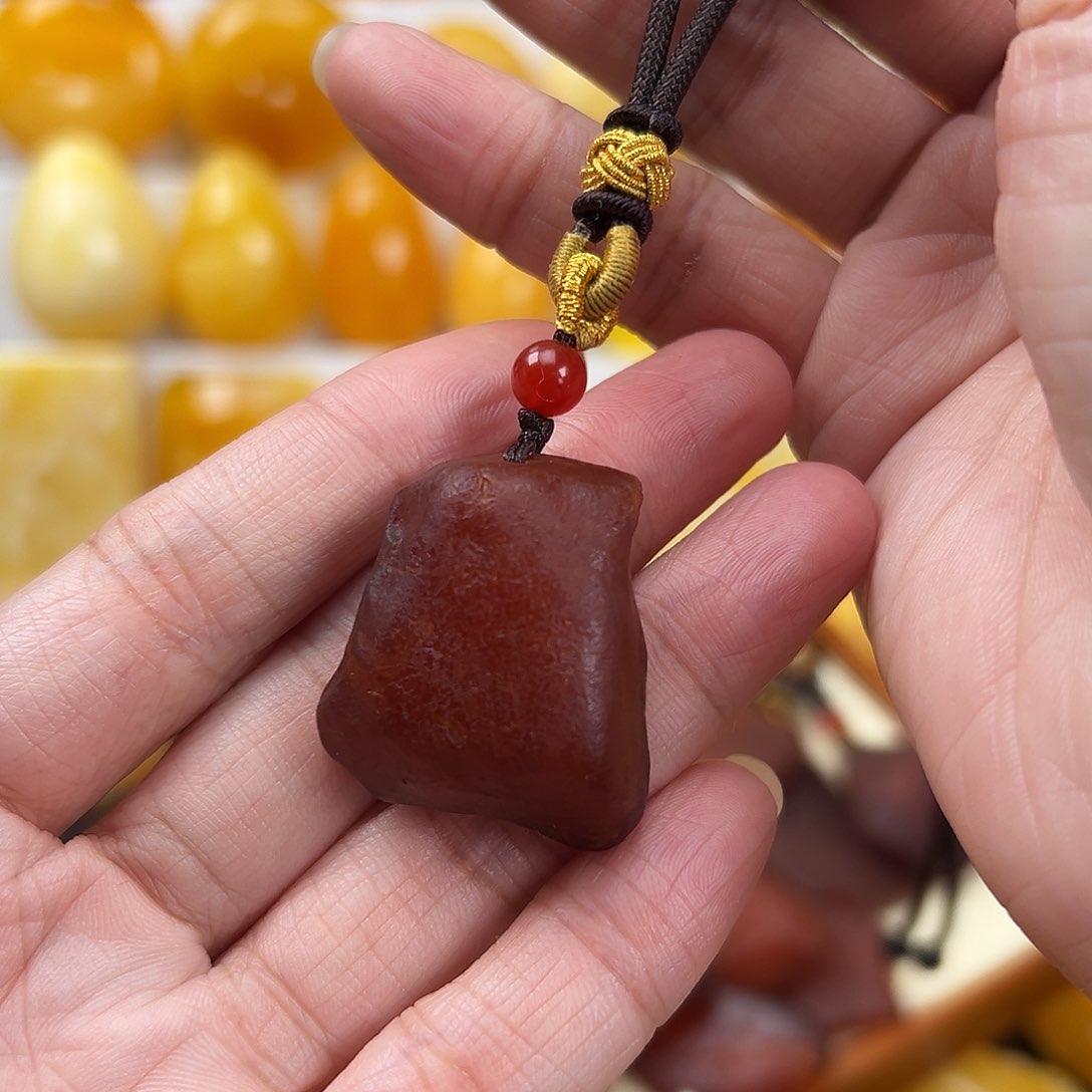 蜜蜡颈饰未镶嵌蜜蜡