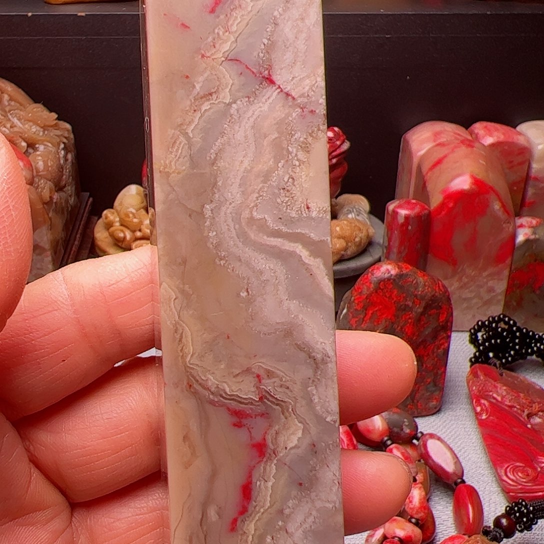 昌化石昌化鸡血石印章