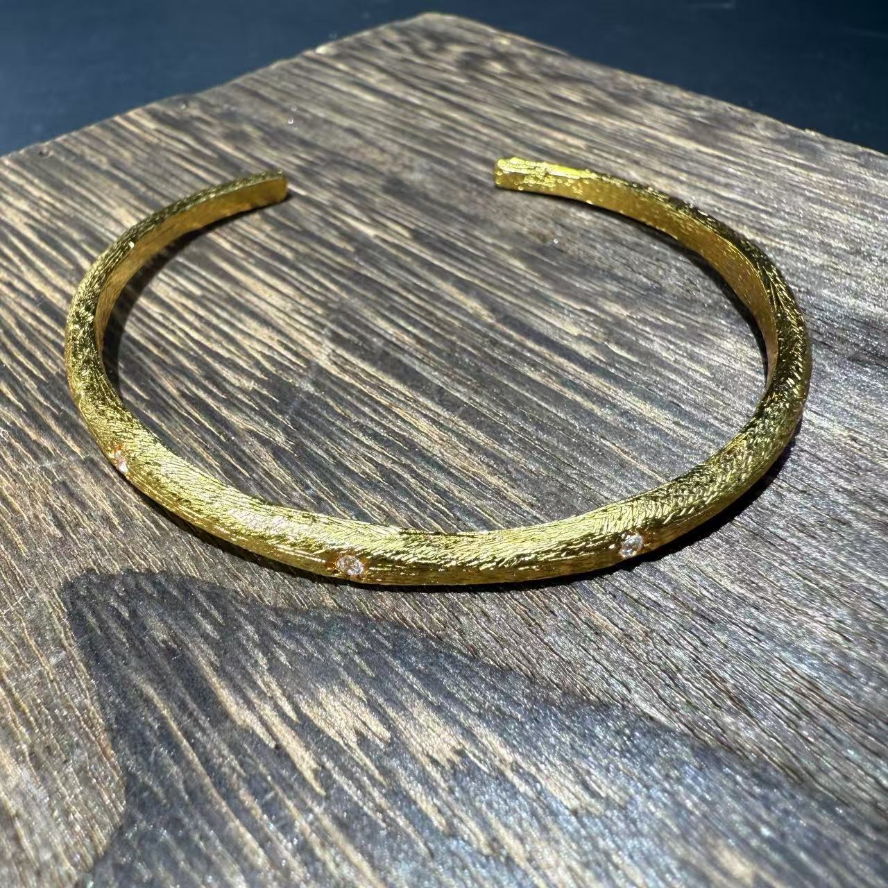 【运费险+国检证书】钻石拉丝手镯 - 972