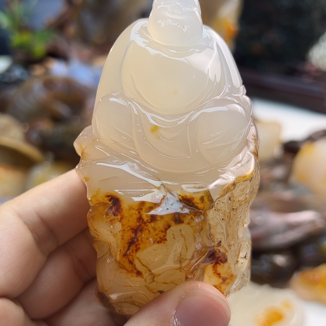 玛瑙/玉髓合金颈饰