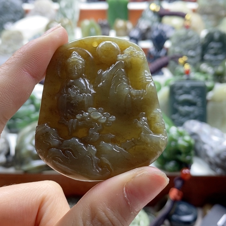 和田玉颈饰未镶嵌