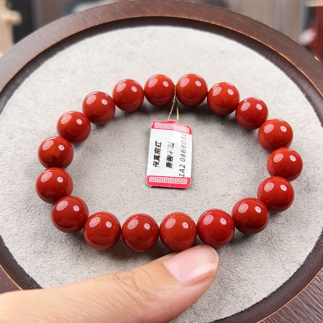 南红玛瑙手串未镶嵌