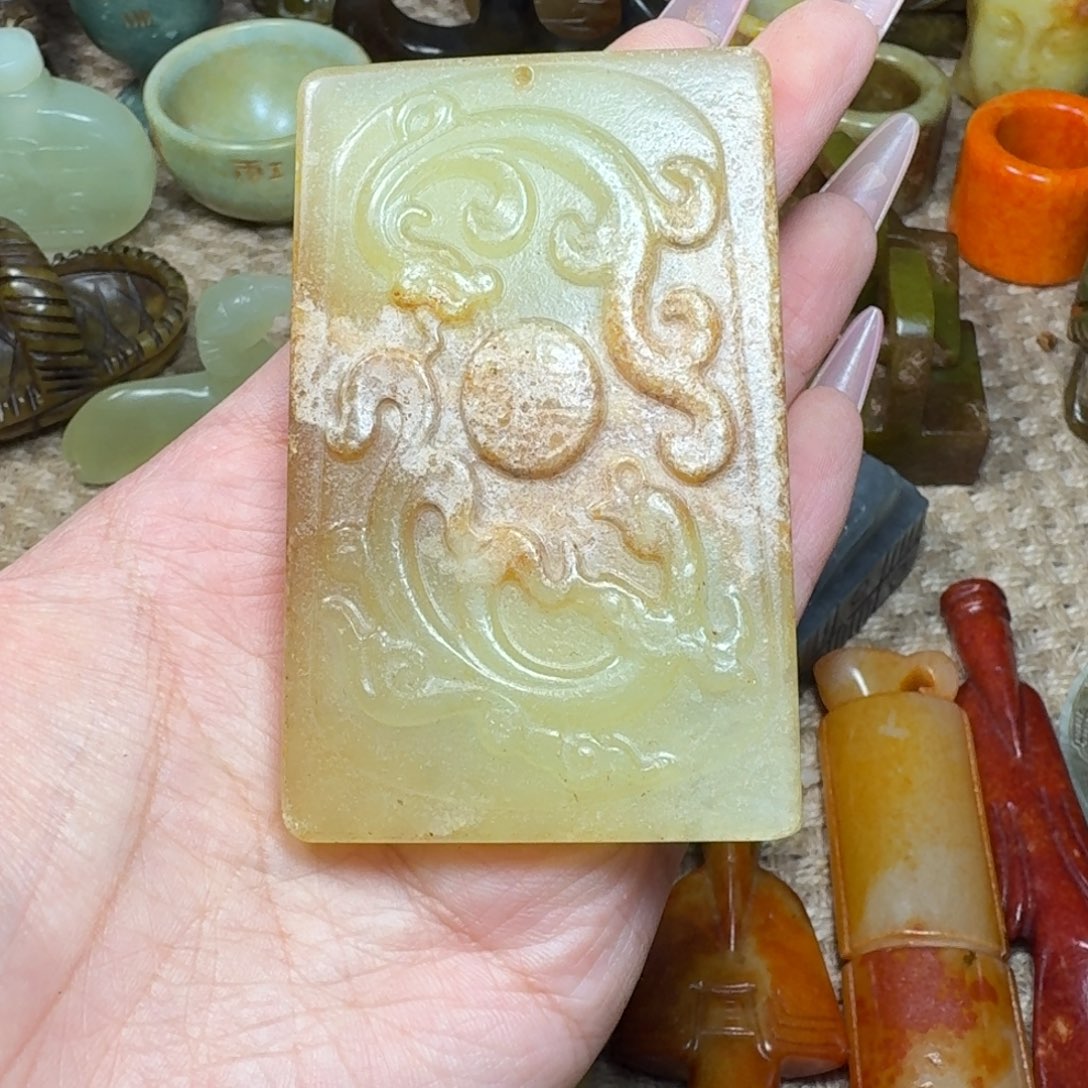 吊坠白玉菩提挂件