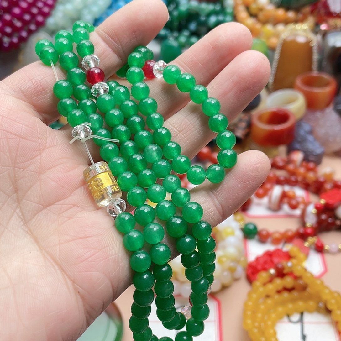 玛瑙/玉髓颈饰合金?****