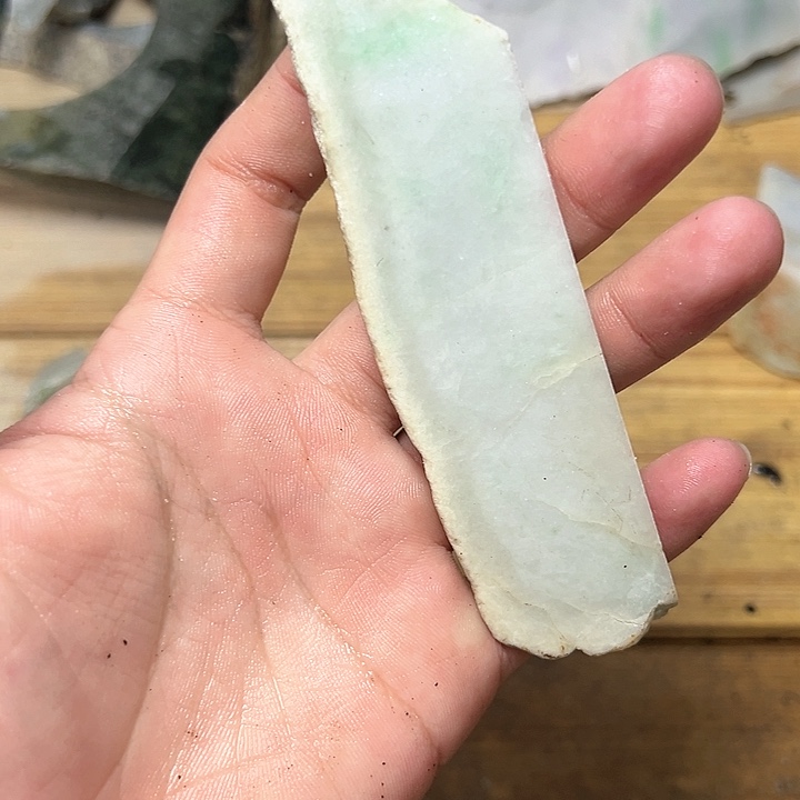 翡翠颈饰未镶嵌纯天然缅甸翡翠